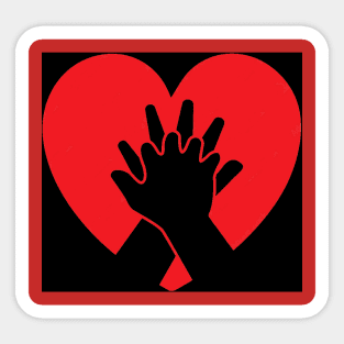 Helping Hands Sticker